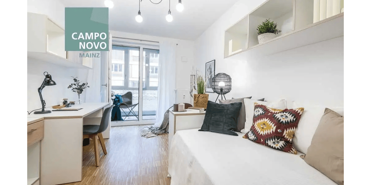 Etagenwohnung Mainz Hartenberg-Münchfeld - 1 Zimmer, 21 m&sup2;, 480&euro; | Angebot:27427882