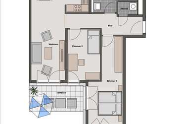 Wohnung Langen - 3 Zimmer, 84 m&sup2;, 1.240&euro; | Angebot:27171628