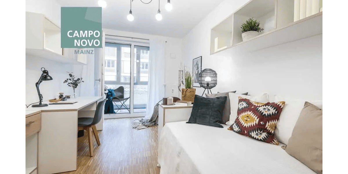 Etagenwohnung Mainz Hartenberg-Münchfeld - 1 Zimmer, 19 m&sup2;, 430&euro; | Angebot:26969655